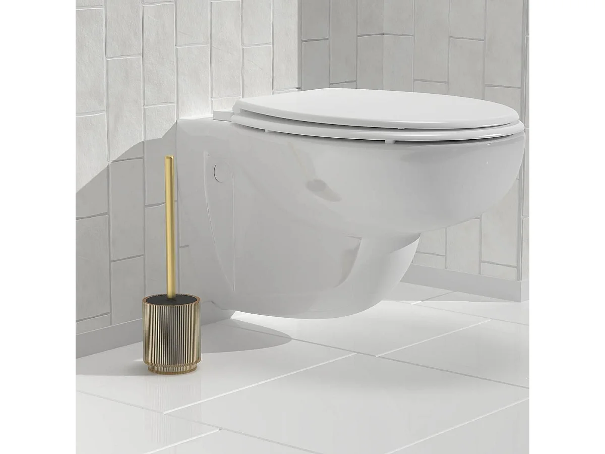 Brosse WC "Solis" 38cm Ambre
