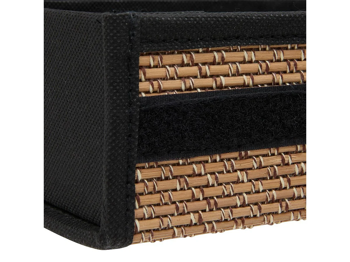 Boîte à Mouchoirs Déco "Stemy" 26cm Noir