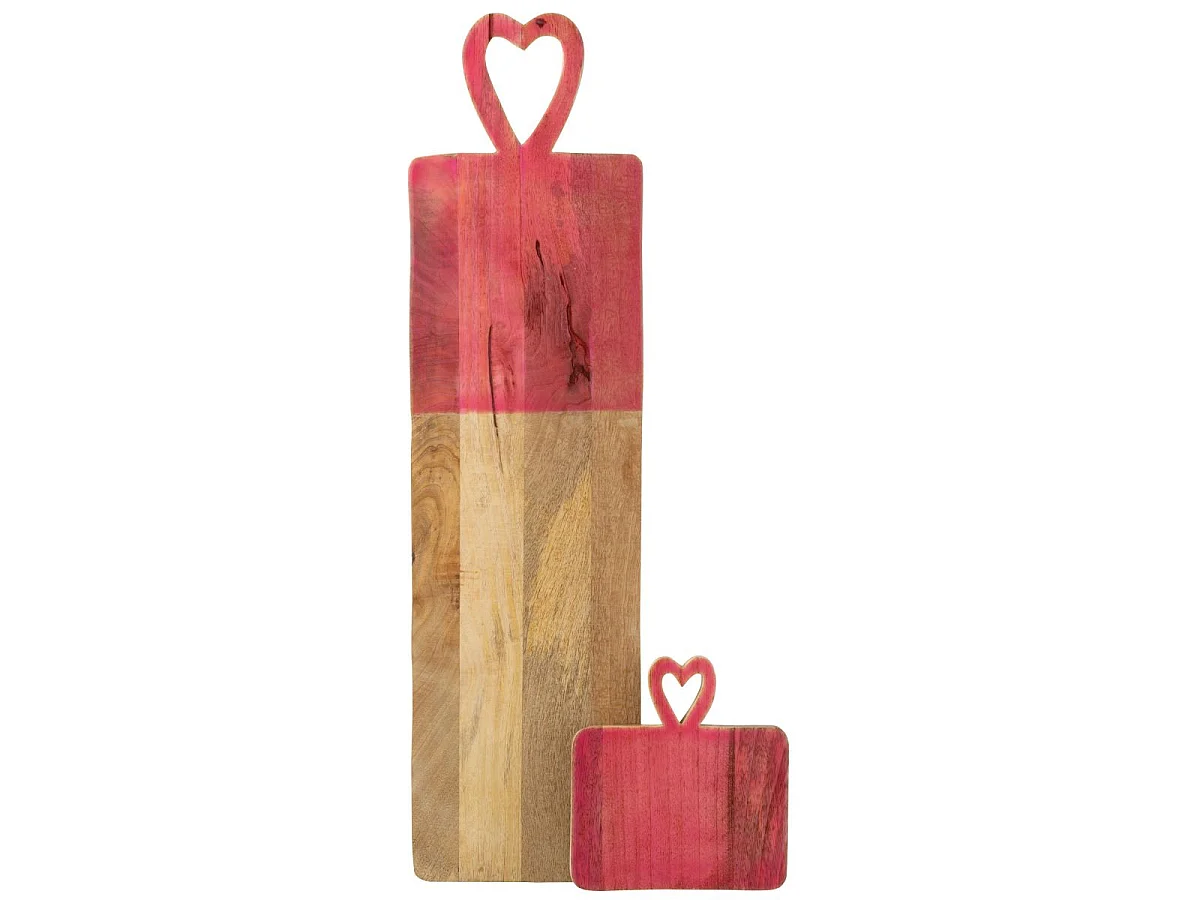 Planche de Présentation en Bois "Freddy" 74cm Rose