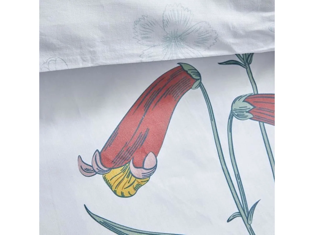 Parure de lit TODAY Sunshine 16.20 - Housse de couette 220x240 cm + 2 taies 63x63 cm