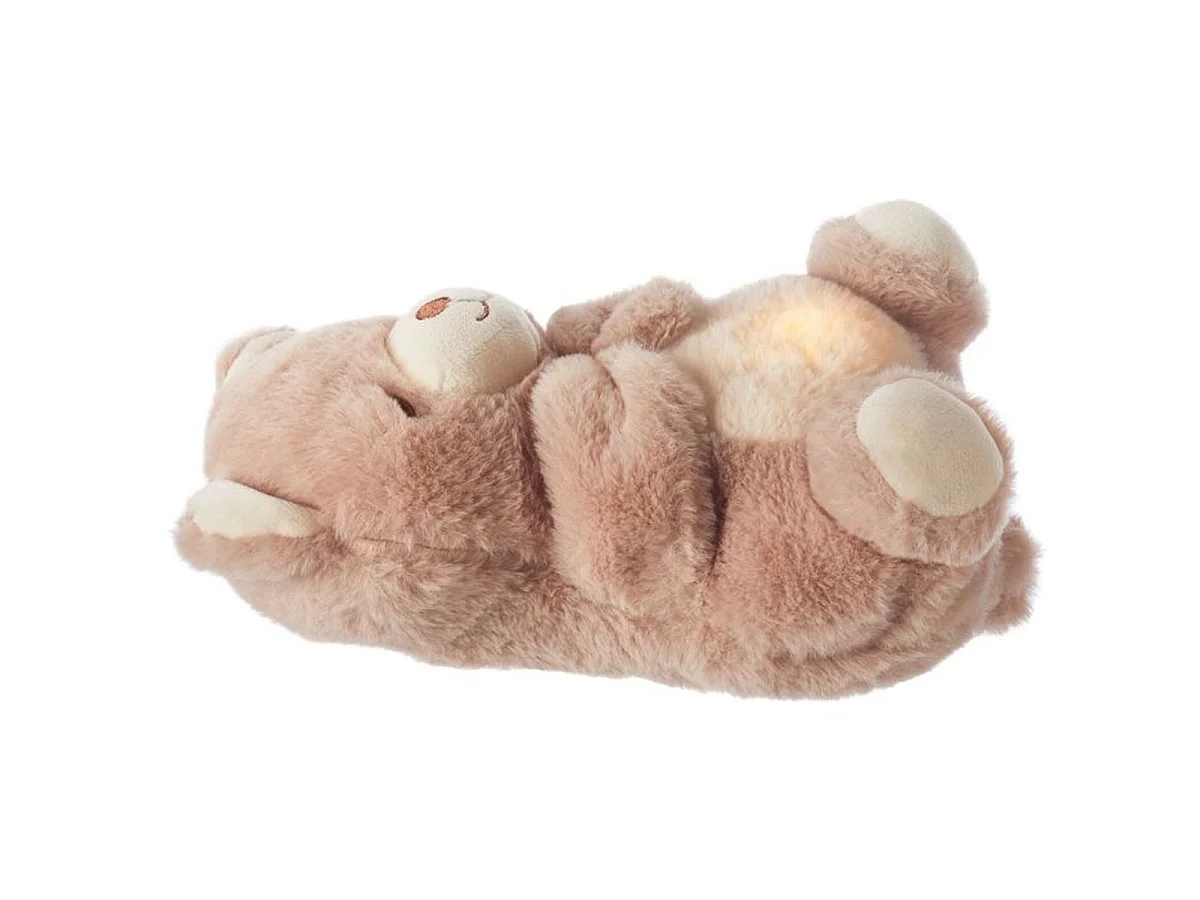 Nuby Mon Doudou Apaisant Ours en Peluche Veilleuse Musicale avec Mouvement Respiratoire