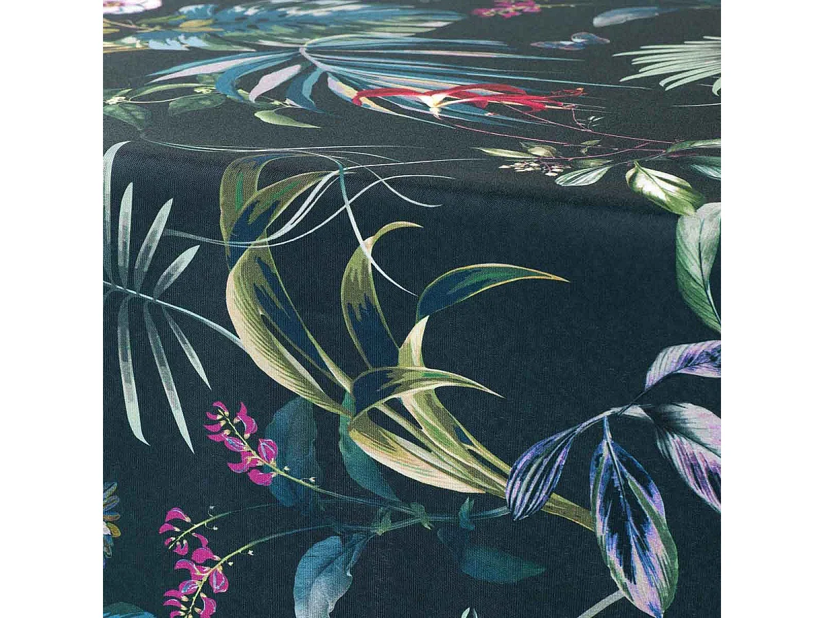 Nappe Imprimée "Féerie" 150x240cm Émeraude