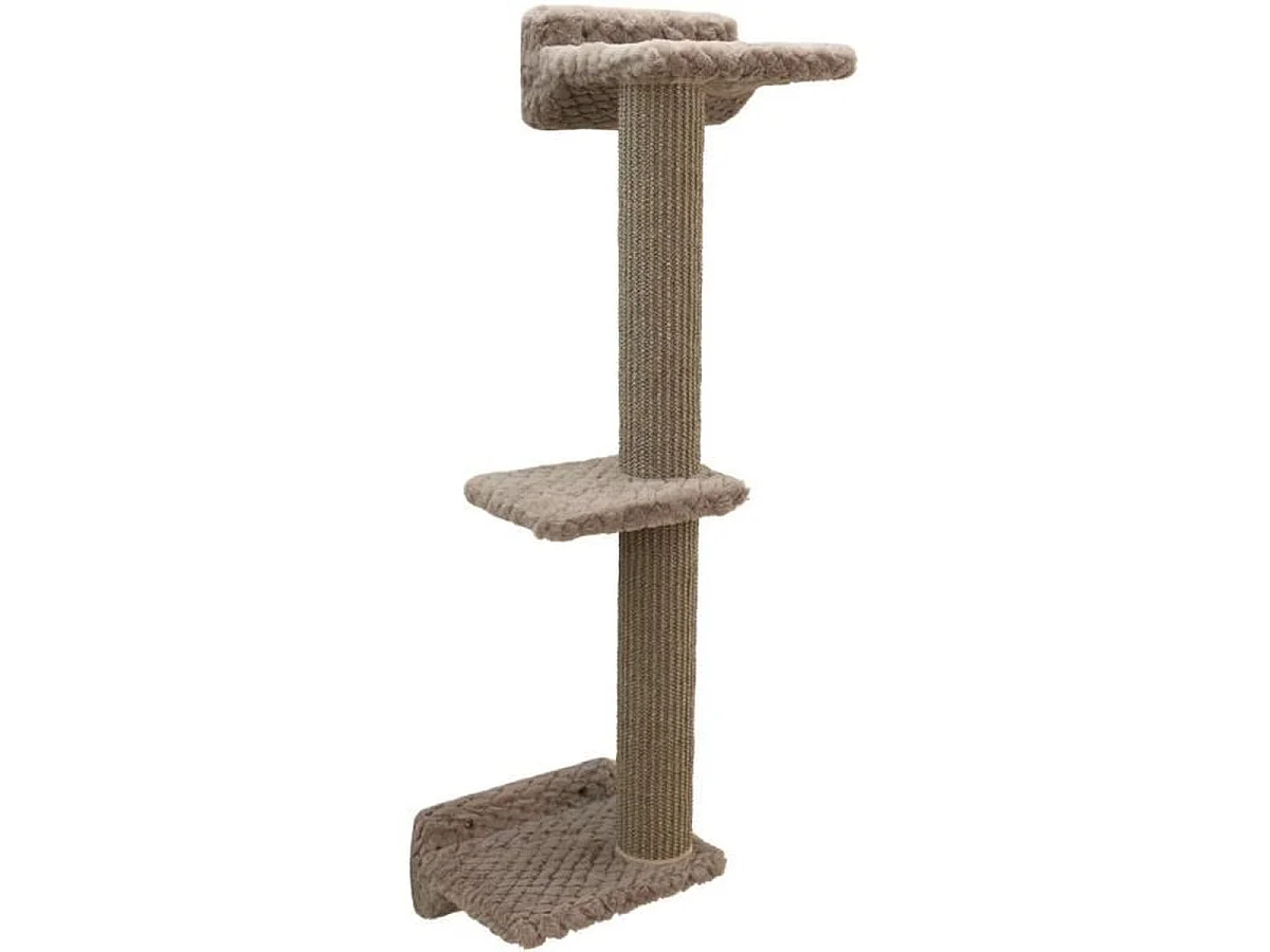 KERBL MONTE ALPI - Kit mural modulaire 8 pièces pour chats, gris