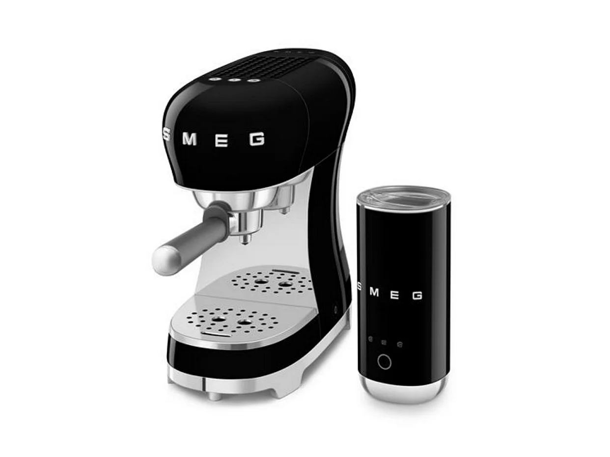 Smeg Machine à expresso 15 bars noir - ECF12BLEU