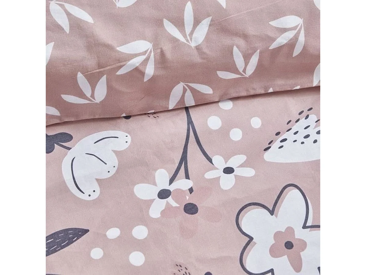 TODAY Sunshine - Housse de couette 220 x 240 cm avec 2 taies 63 x 63 cm, 100% coton
