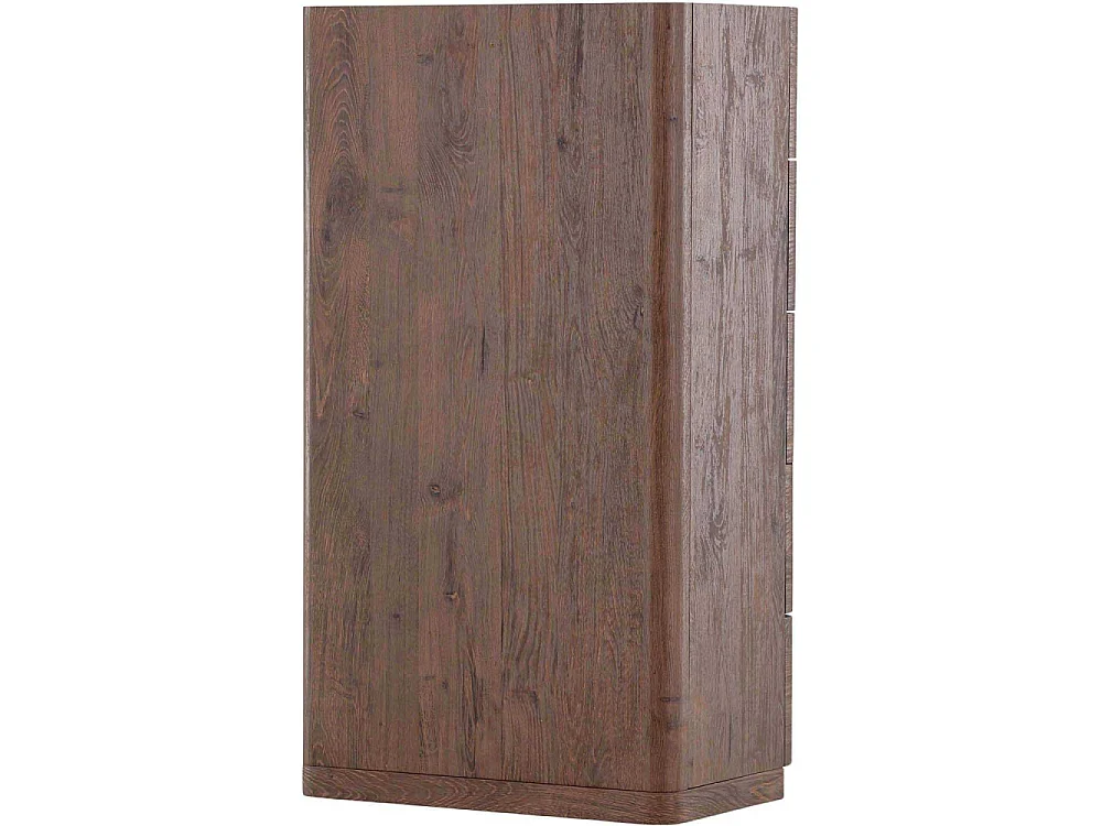 Commode Design 5 Tiroirs "Noble" 100cm Moka