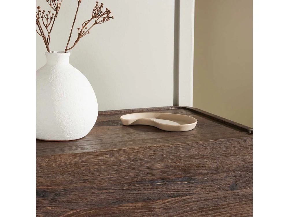 Commode Design 5 Tiroirs "Noble" 100cm Moka