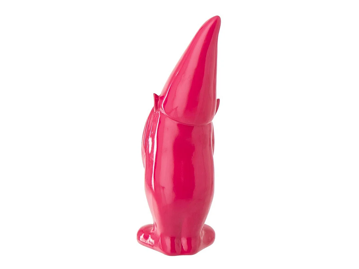 Statuette Lutin d'Extérieur "Gnomo" 34cm Fuchsia
