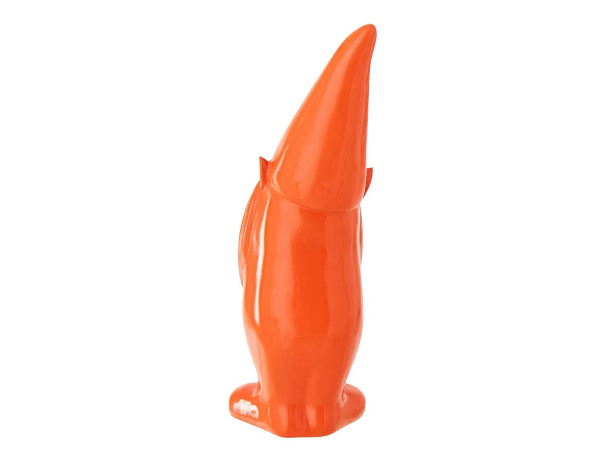 Statuette Lutin d'Extérieur "Gnomo" 34cm Orange