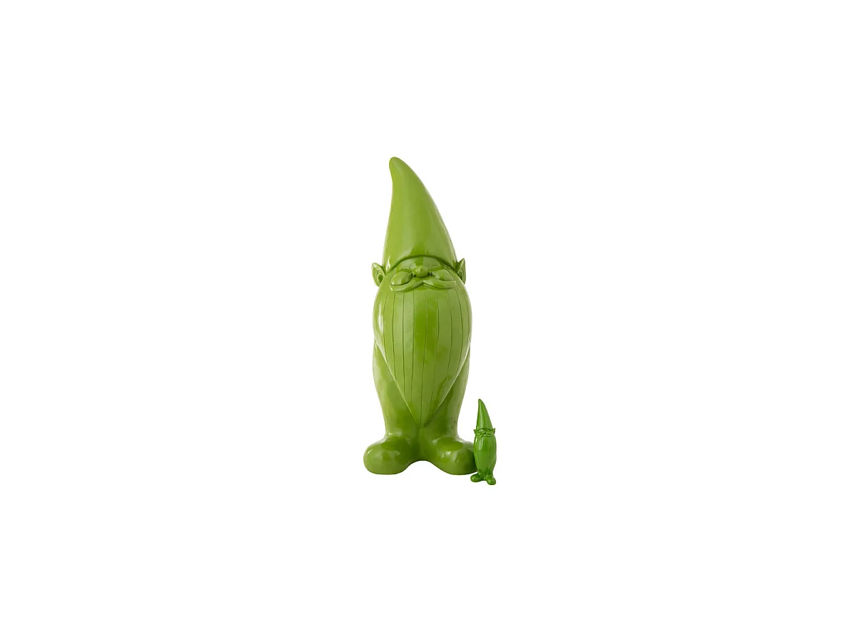 Statuette Lutin d'Extérieur "Gnomo" 34cm Vert