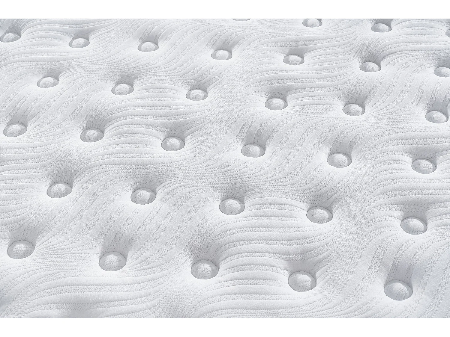 Matelas Ressorts Ensachés 140x190 cm SOMNIAE , Accueil Mémoire De Forme, 25 cm D'épaisseur, Noir