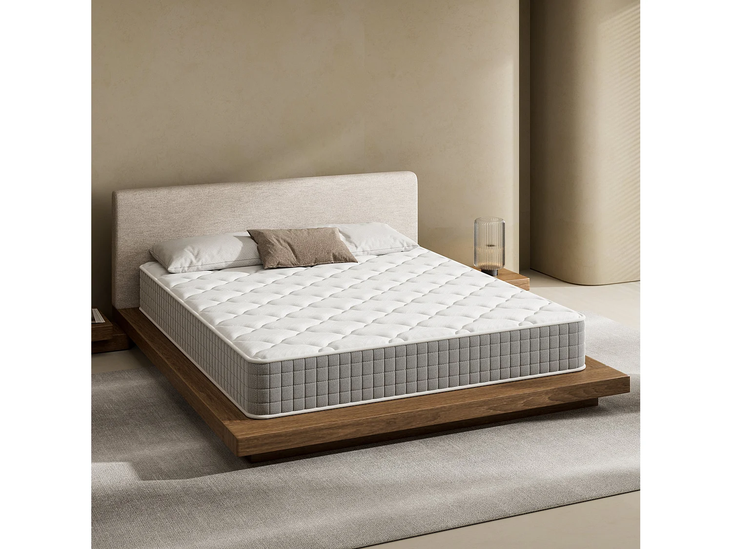 Tweepersoonsmatras 180x200 cm, dikte 22 cm, bewegingsisolatie