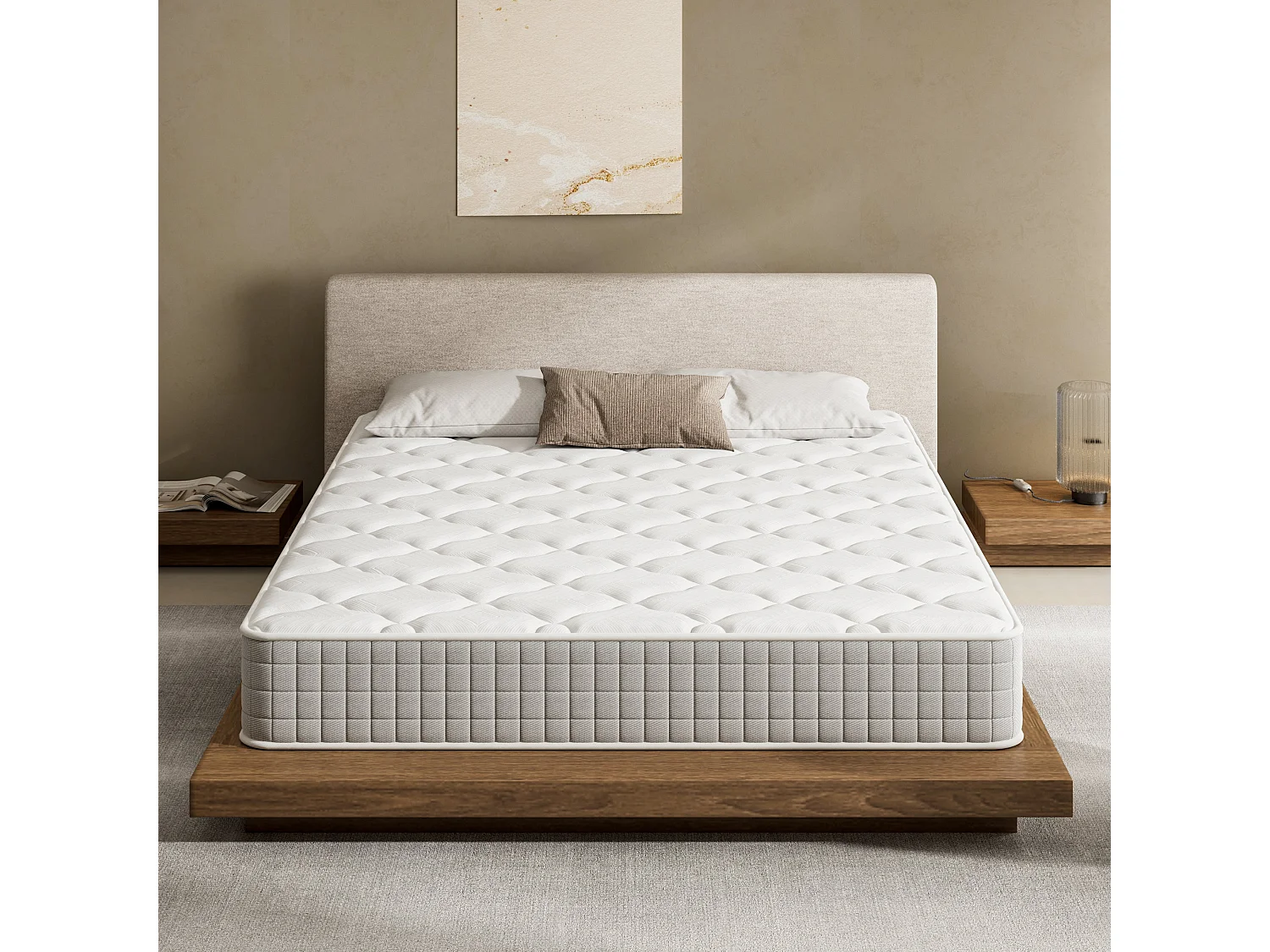 Tweepersoonsmatras 180x200 cm, dikte 22 cm, bewegingsisolatie