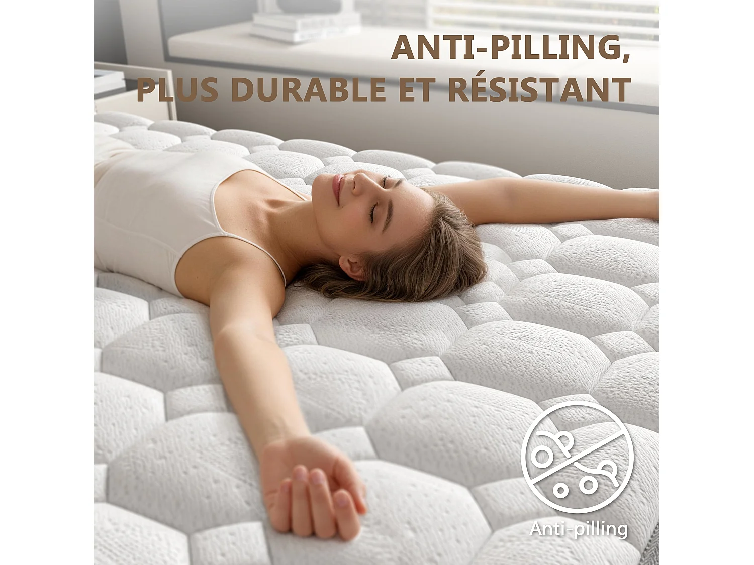 Matelas Ressorts Ensachés 90x190 cm SOMNIAE , Accueil Mémoire De Forme, 30 cm D'épaisseur