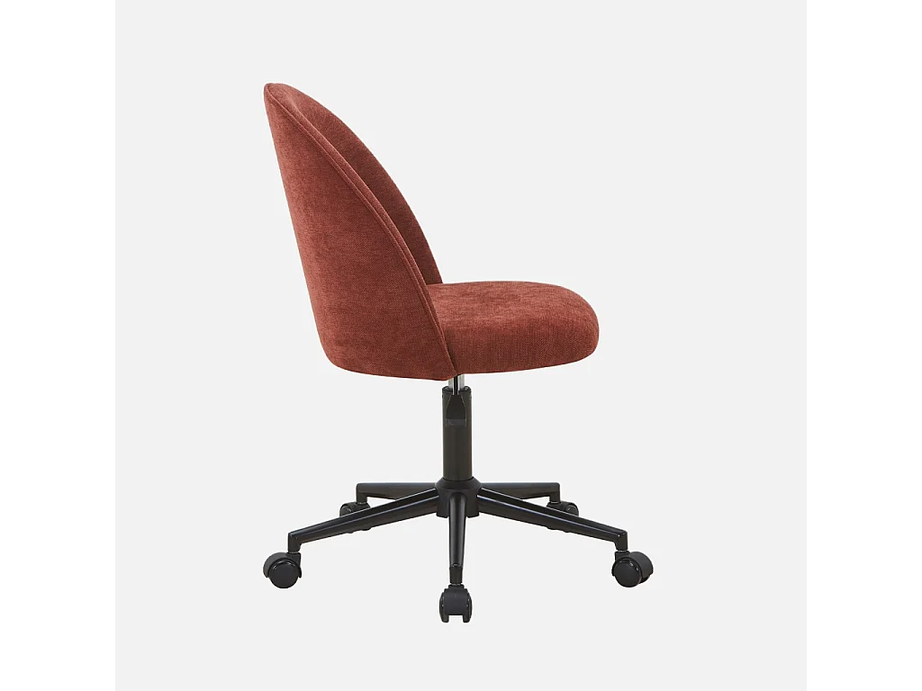 Silla de oficina con ruedas  rojo
