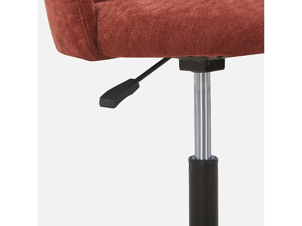 Silla de oficina con ruedas  rojo