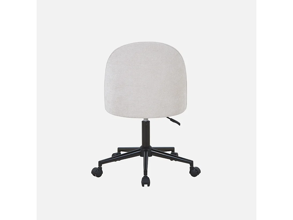 Silla de oficina con ruedas  beige