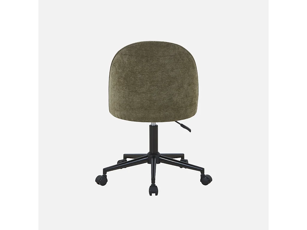 Silla de oficina con ruedas  verde kaki
