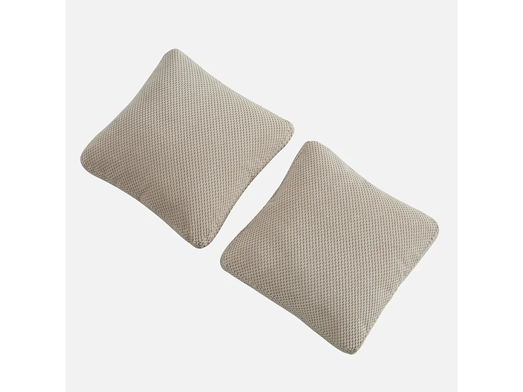 Canapé d'angle réversible tissu capitonné 3 places beige - Dot