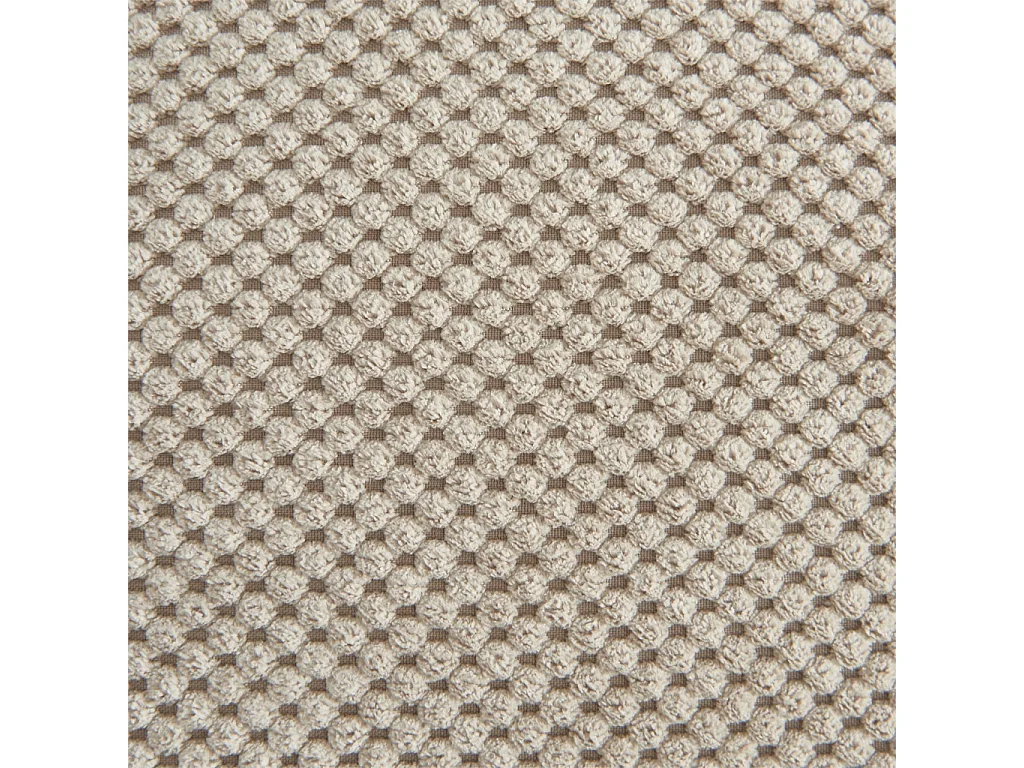 Canapé d'angle réversible tissu capitonné 3 places beige - Dot
