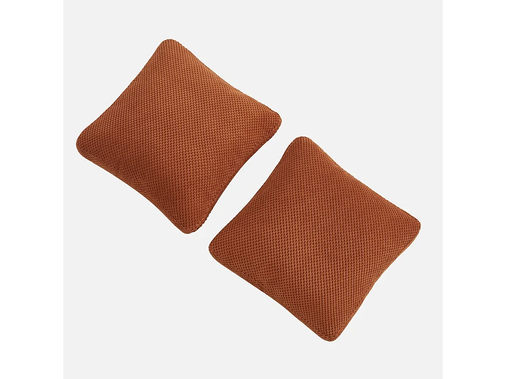 Canapé d'angle réversible tissu capitonné 3 places terracotta - Dot