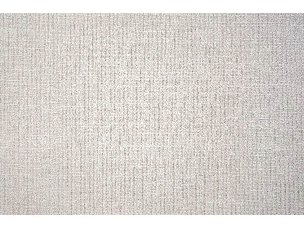 Lit 160x200cm avec tête de lit capitonnée tissu et sommier kit Beige clair - Hauteur totale : 29cm