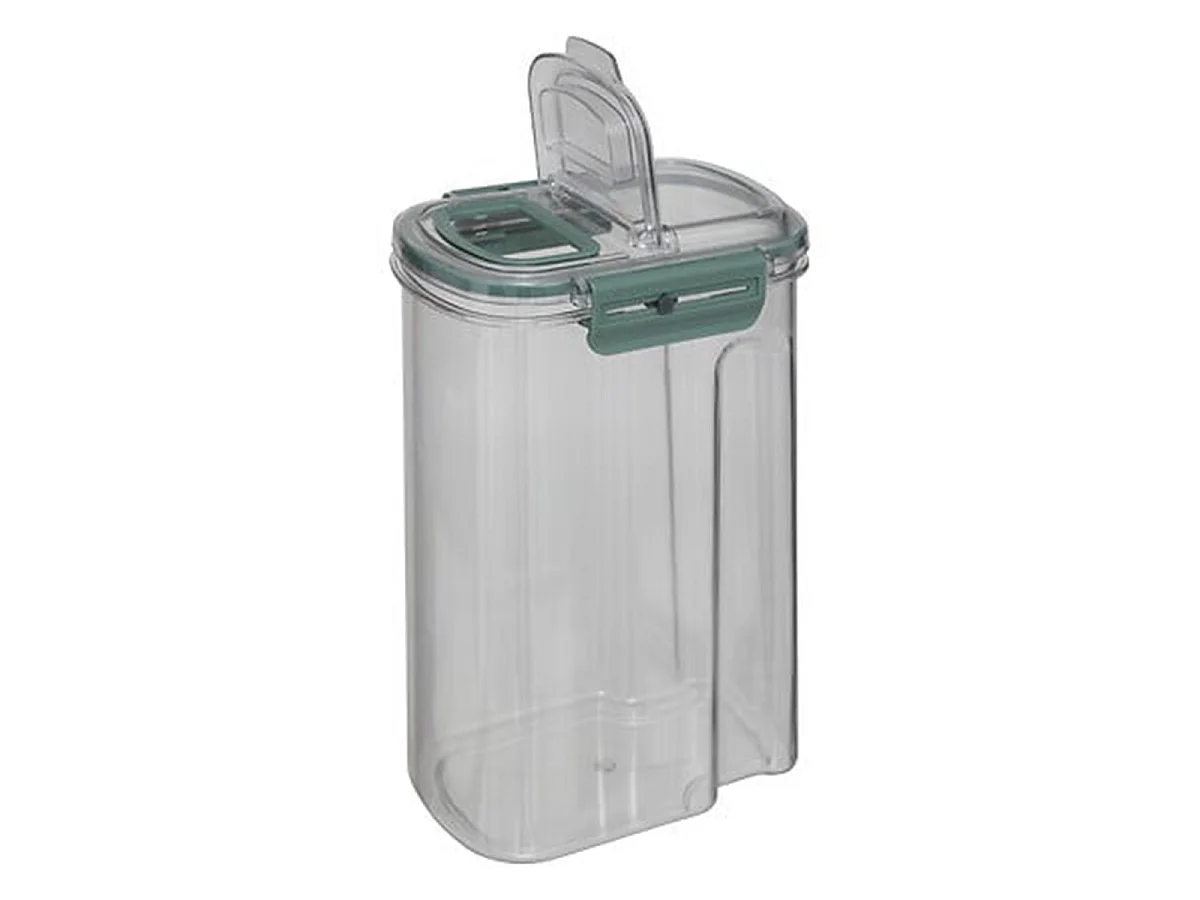 Boîte de Conservation Double Verseur "Neo" 1,6L Transparent