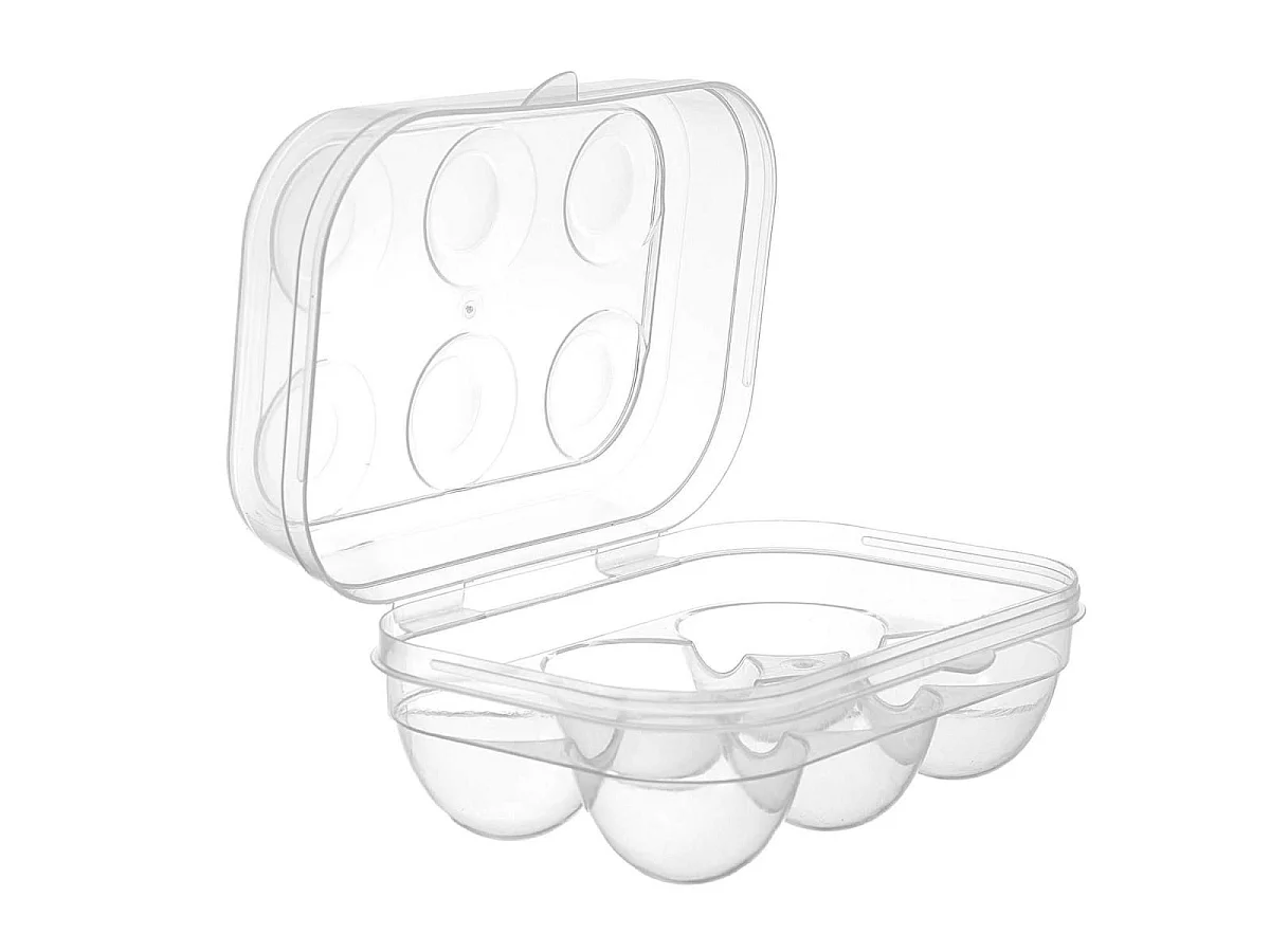 Boîte à Œufs "6 Emplacements" 15cm Transparent