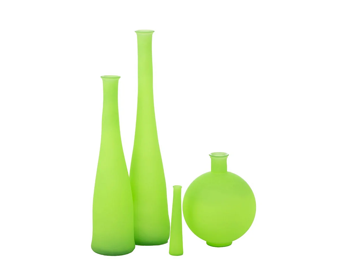 Vase Ball en Verre "Neon" 44cm Vert
