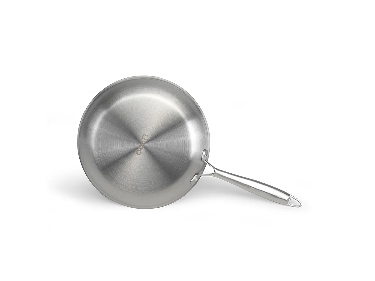 Livoo Brigade Triply Roestvrijstalen Pan 24 cm - MEP158 - Gemaakt in Frankrijk