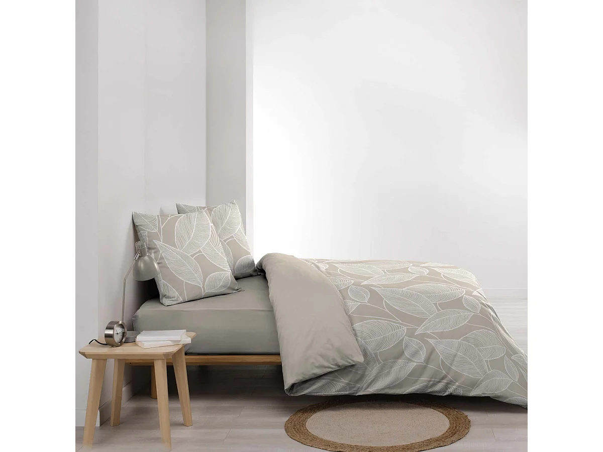 Parure de Lit 3 Pièces "Amanda" 240x220cm Naturel