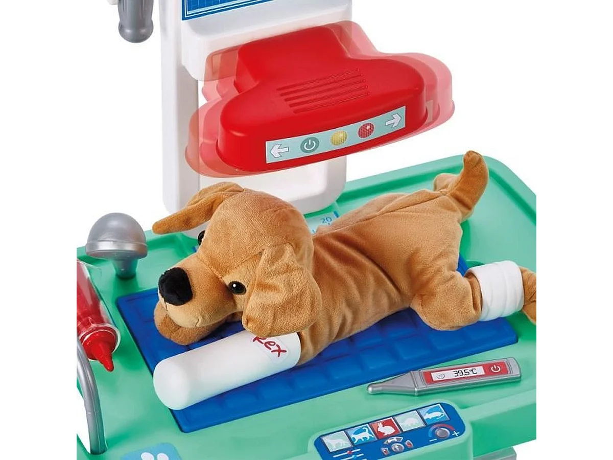 Ecoiffier Clinique Vétérinaire 1908 — Centre vétérinaire avec table d'examen et peluche chien