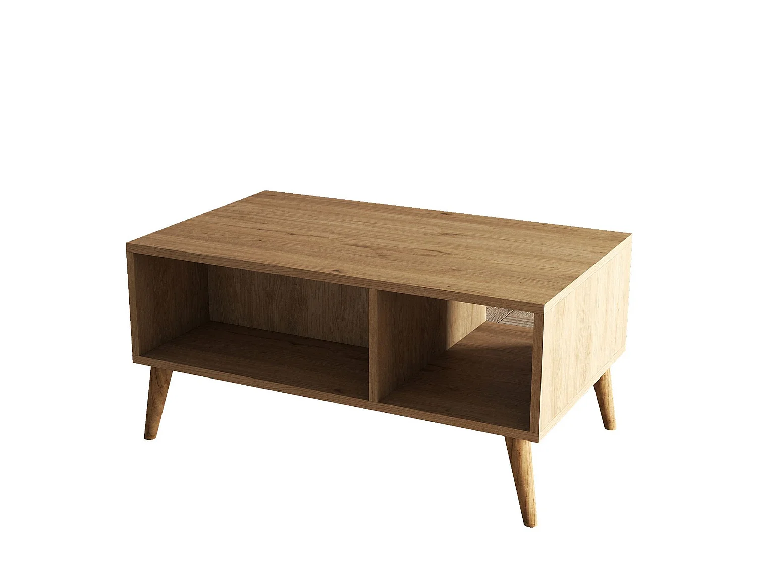 Couchtisch aus Holz "Exxen" - 90 x 41 x 54 cm - Braun