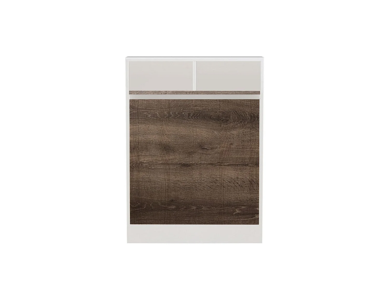 Table de repas pliable en bois "Bracked" - 70 x 15 x 96 cm - Beige