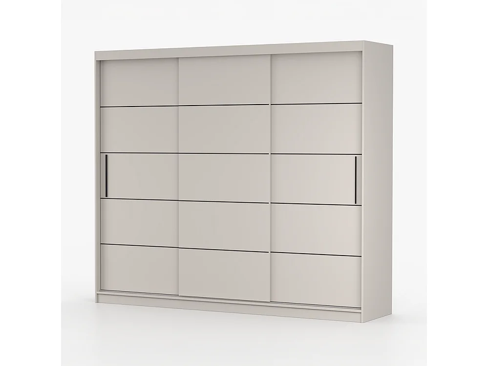 Alba II Frida 01 Kaschmir-Kleiderschrank und Kommode (Set)