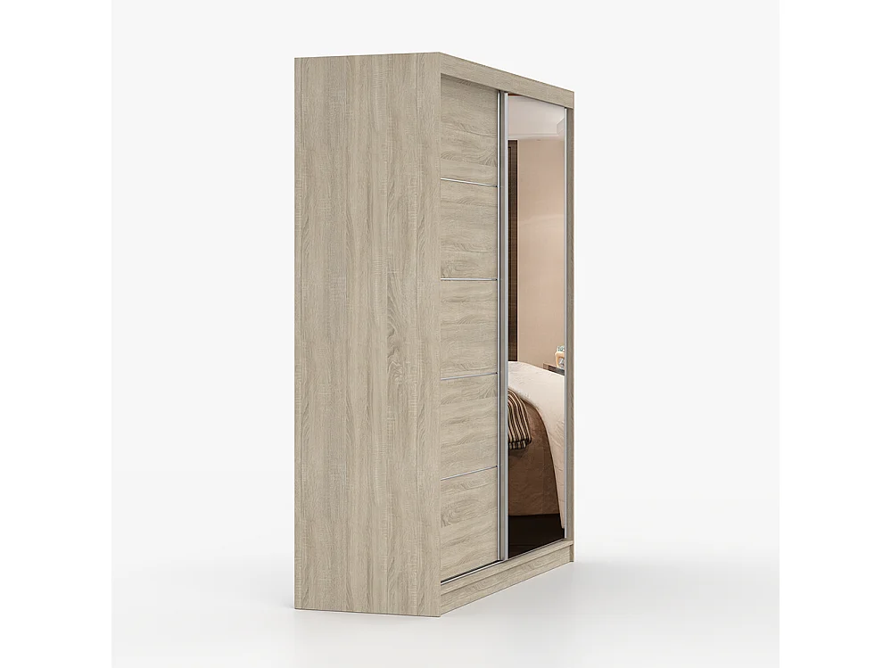 Bella 03 Frida 01 Kleiderschrank- und Kommode-Set, Sonoma-Eiche