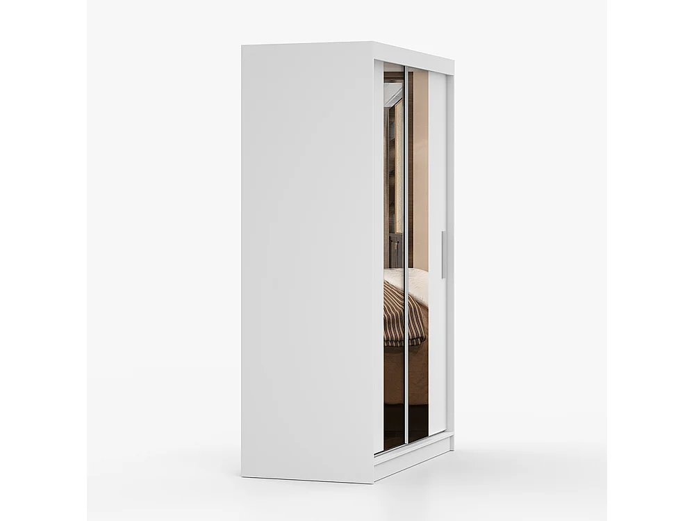 Neomi 01 Frida 01 Kleiderschrank- und Kommode-Set, Weiß
