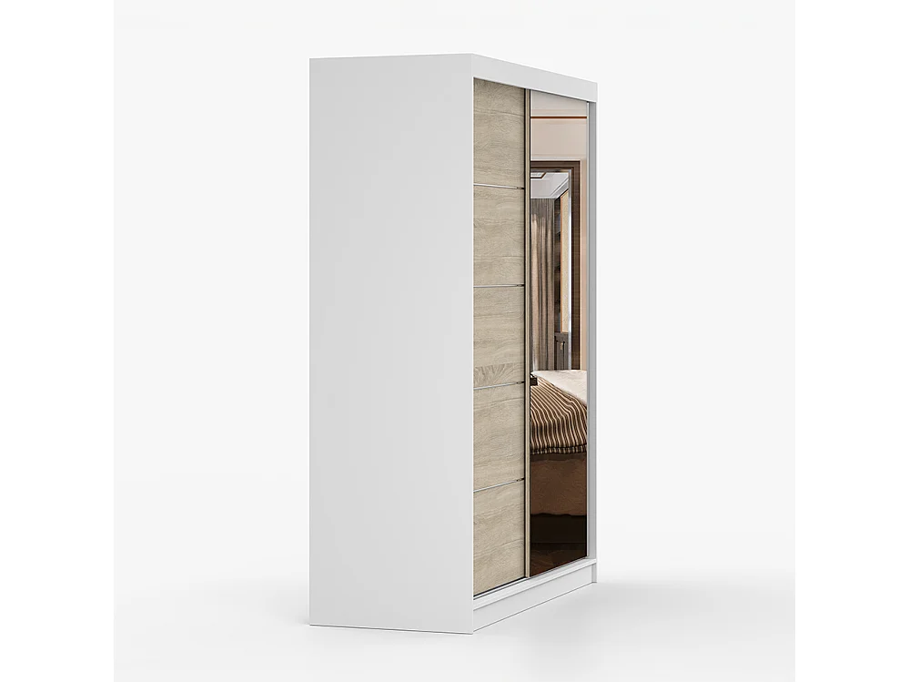 Kleiderschrank- und Kommode-Set Vista 05 Frida 01, Weiß