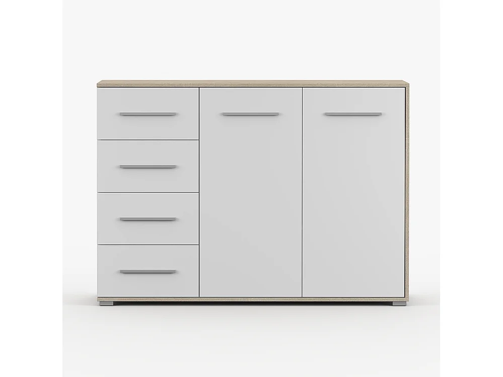 Ensemble armoire et commode Neomi 04 Frida 01, chêne Sonoma