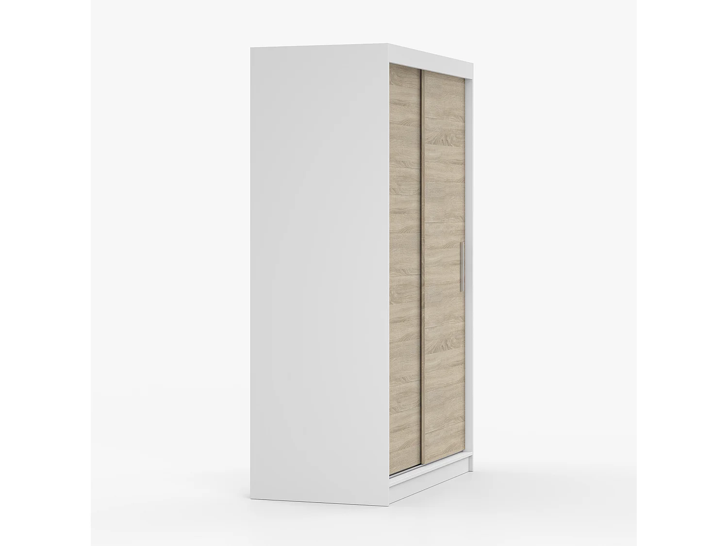Kombination aus Kleiderschrank und Kommode Neomi 04 Frida 01, Weiß