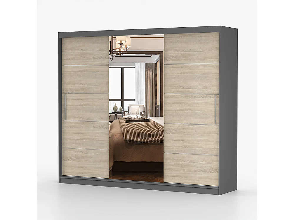 Schwebetürenschrank ASTRA 233 cm