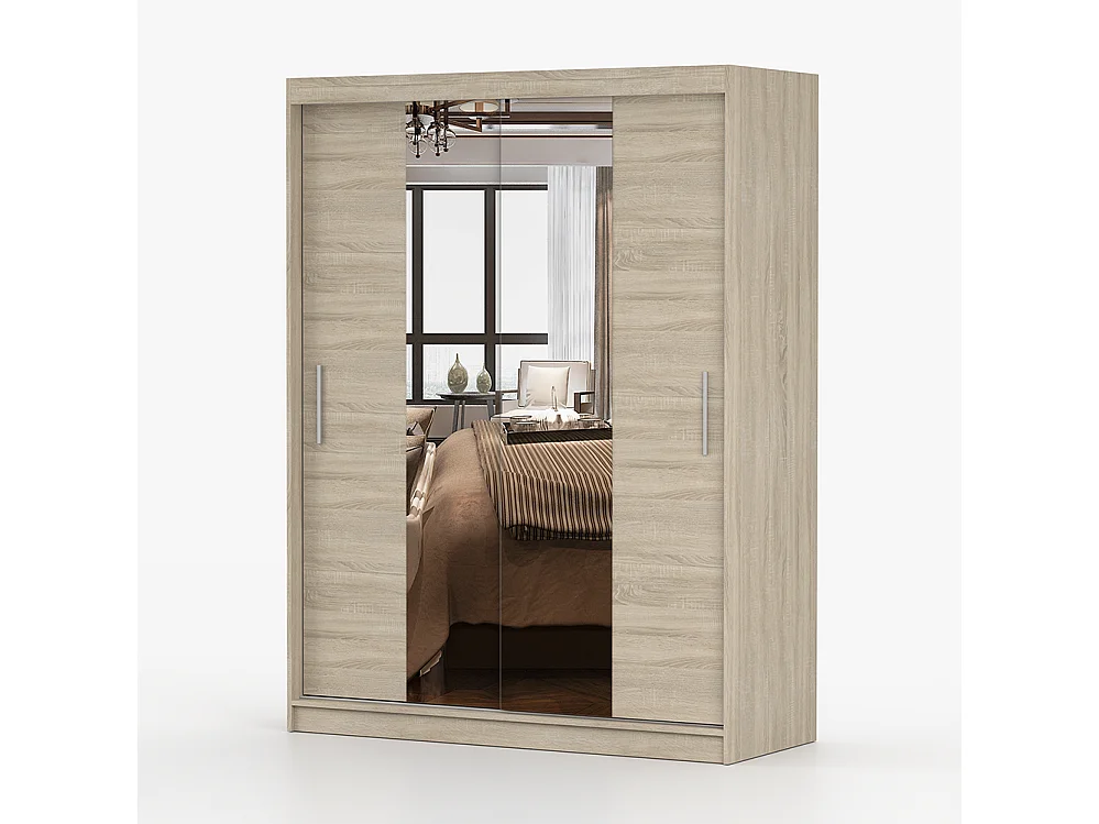 Kombination aus Kleiderschrank und Kommode Vista 01 Frida 01, Eiche Sonoma