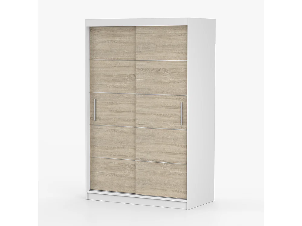 Kleiderschrank- und Kommode-Set Neomi 06 Frida 01, Weiß