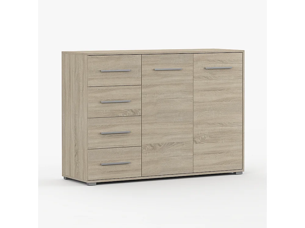 Ensemble armoire et commode Neomi 04 Frida 01, chêne Sonoma