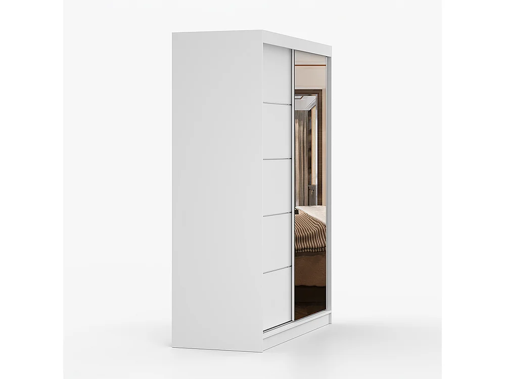 Kleiderschrank- und Kommode-Set Vista 05 Frida 01, Weiß