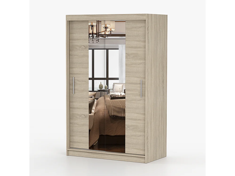 Neomi 01 Frida 01 Kleiderschrank- und Kommode-Set, Sonoma-Eiche