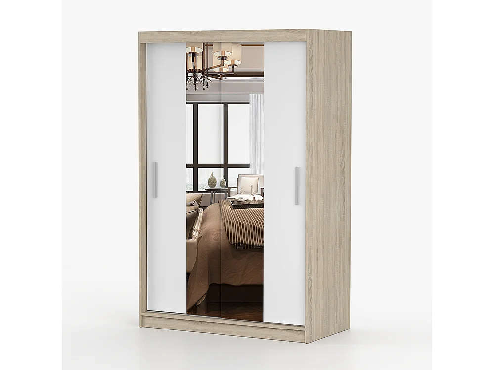 Neomi 01 Frida 01 Kleiderschrank- und Kommode-Set, Sonoma-Eiche