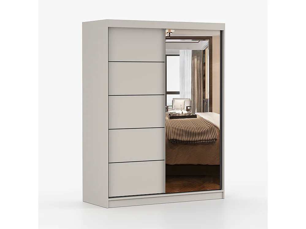 Vista 05 Frida 01 Kleiderschrank- und Kommode-Set aus Kaschmir
