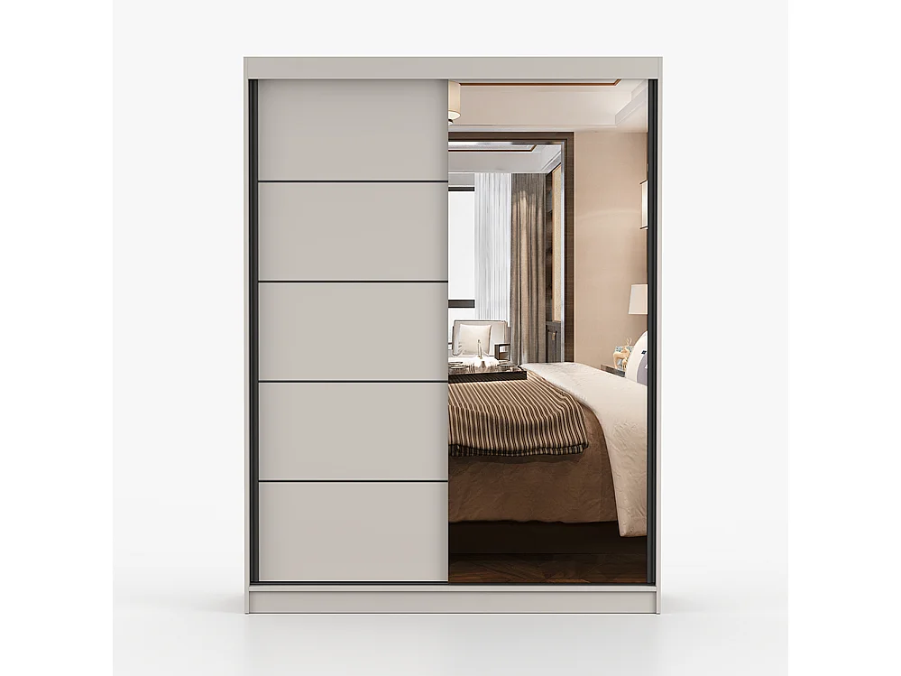 Vista 05 Frida 01 Kleiderschrank- und Kommode-Set aus Kaschmir