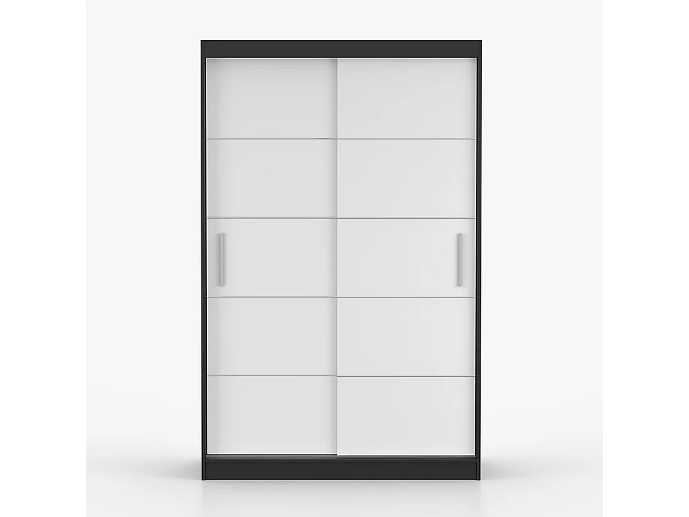 Kleiderschrank- und Kommode-Set Neomi 06 Frida 01, Schwarz